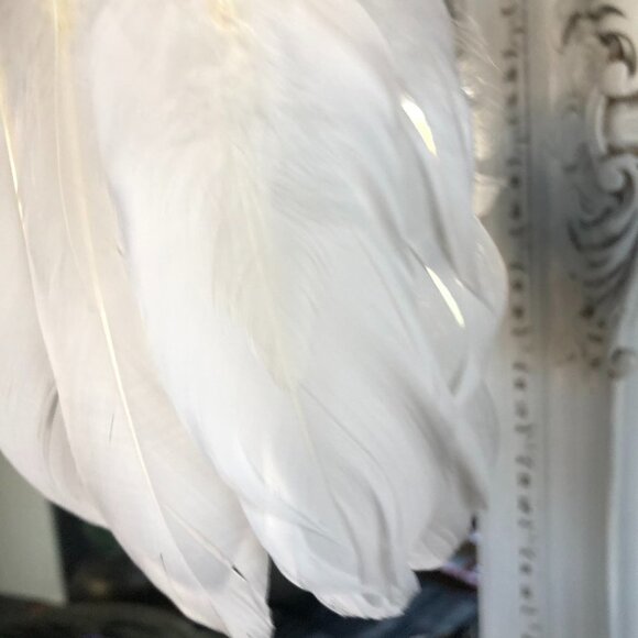 PIER 1 IMPORTS BOHO HANGING OWL WITH FEATHERS NWT - Picture 5 of 6